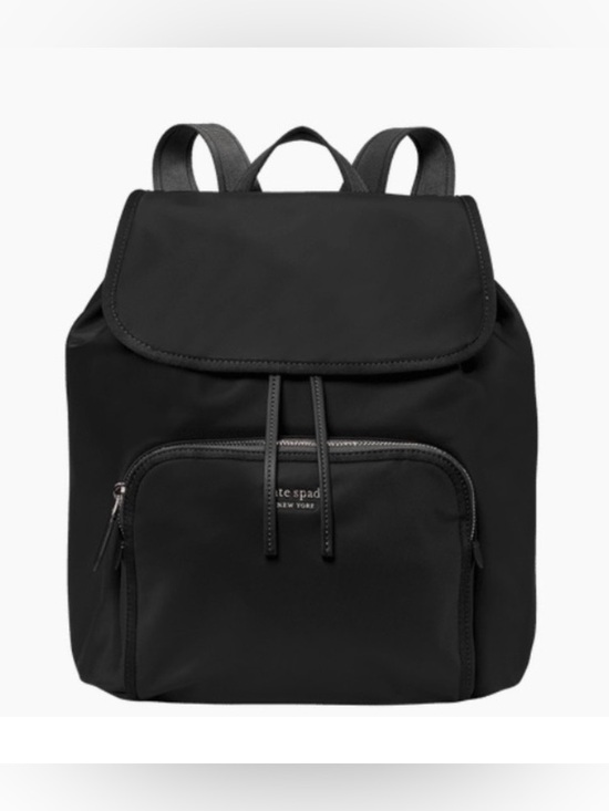 kate spade Handbags - Kate Spade, KSNY Nylon Backpack, Backpack with Adjustable Straps, Black